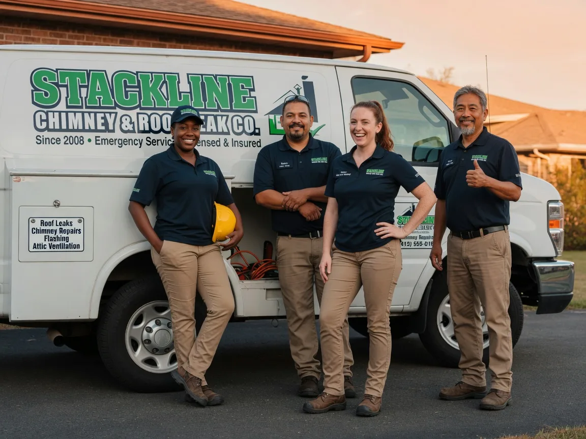 Chimney flashing repair company in Waverly, WA